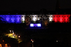 14 juillet 2021 - Montmorillon - Illumination de la façade de la Maison Dieu et Laser Show