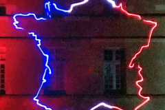 13 juillet 2021 - Montmorillon - Illumination de la façade de la Maison Dieu et Laser Show