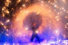Compagnie Mandalights à la Maison Dieu - Montmorillon - Fest'hiver 2020 - Polisto