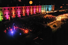 Maison Dieu - Montmorillon - Vue aerienne - Compagnie Soukha - Fest'hiver 2020 - Polisto