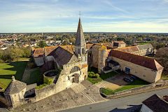 Maison Dieu Montmorillon - Vue aerienne - Fest'hiver 2020 - Polisto