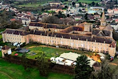 Maison Dieu Montmorillon - Vue aerienne - Fest'hiver 2020 - Polisto