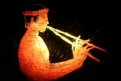 Soirée Antique 2020 - Tours Mirandes - Videoprojection sur le Mur Antique.