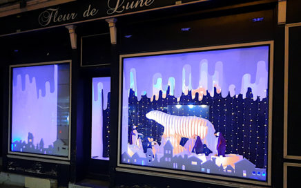 Ville de Châtellerault - Noël 2020 - Vitrine - 7 rue Alexandre Rivière